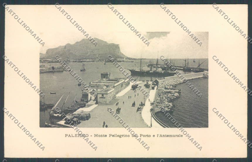 Palermo Città Monte Pellegrino cartolina ZT8134 – fronte