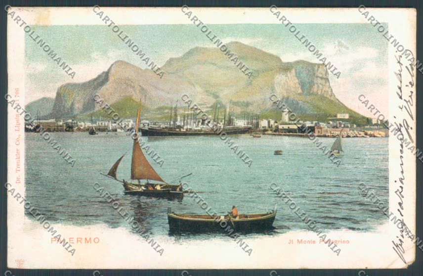 Palermo Città Monte Pellegrino cartolina ZT8136 – fronte