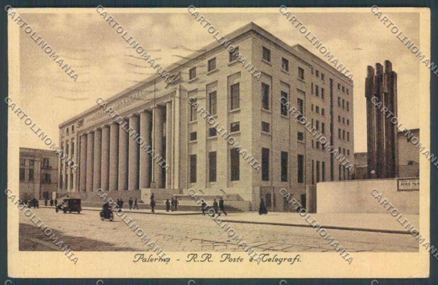 Palermo Città Poste cartolina ZT8137 – fronte