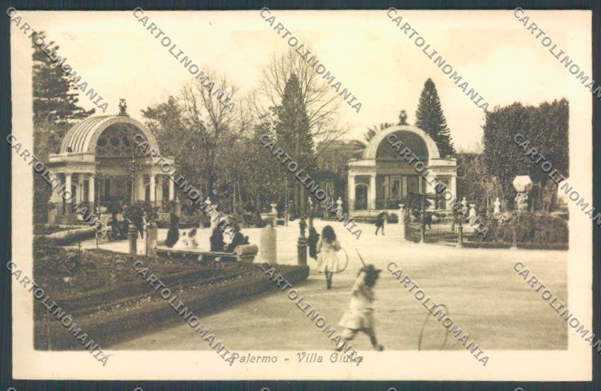 Palermo Città Villa Giulia cartolina ZT8139 – fronte