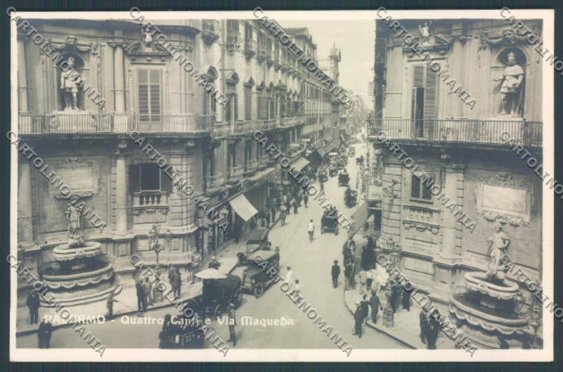 Palermo Città Via Maqueda Auto Foto cartolina ZT8145 – fronte