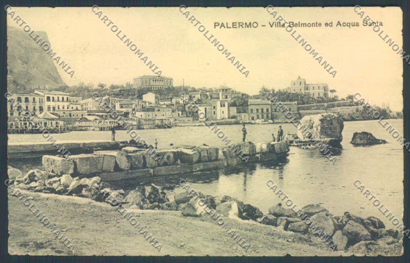 Palermo Città Acqua Santa cartolina ZT8156 – fronte