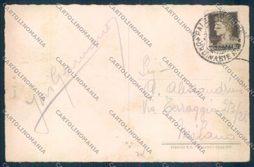 Palermo Città Mondello PIEGHINE cartolina ZT8158 – retro