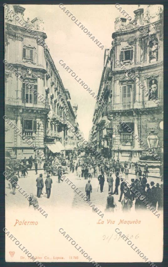 Palermo Città Via Maqueda cartolina ZT8162 – fronte