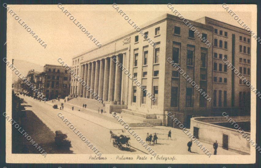 Palermo Città Poste cartolina ZT8169 – fronte