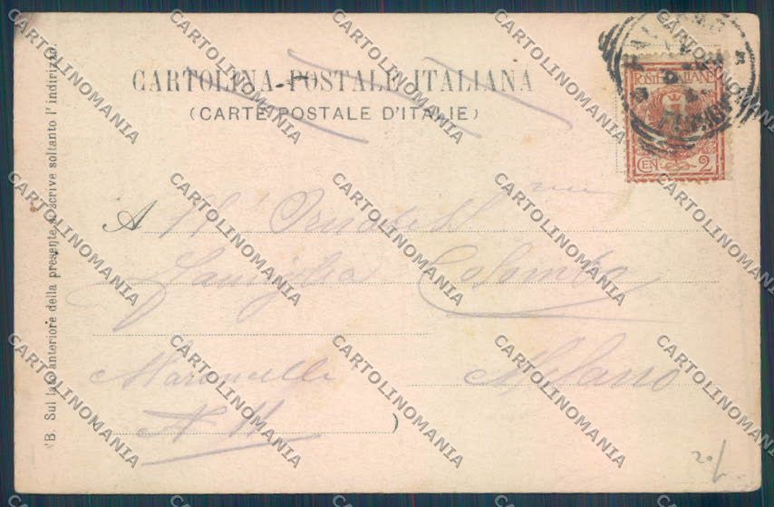 Palermo Città Viale Libertà FORI cartolina ZT8172 – retro