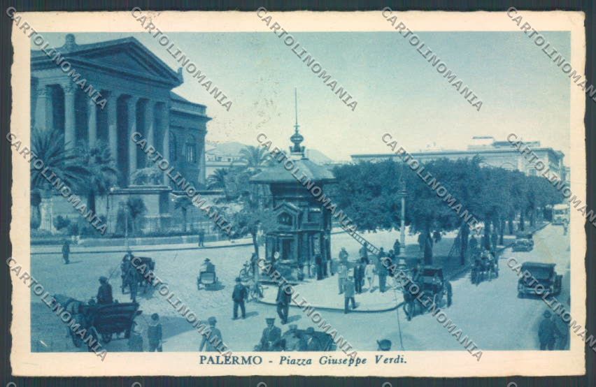 Palermo Città Piazza Verdi cartolina ZT8177 – fronte
