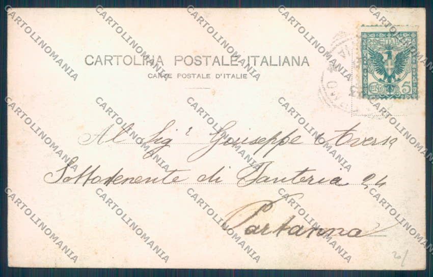 Palermo Città Porto cartolina ZT8190 – retro