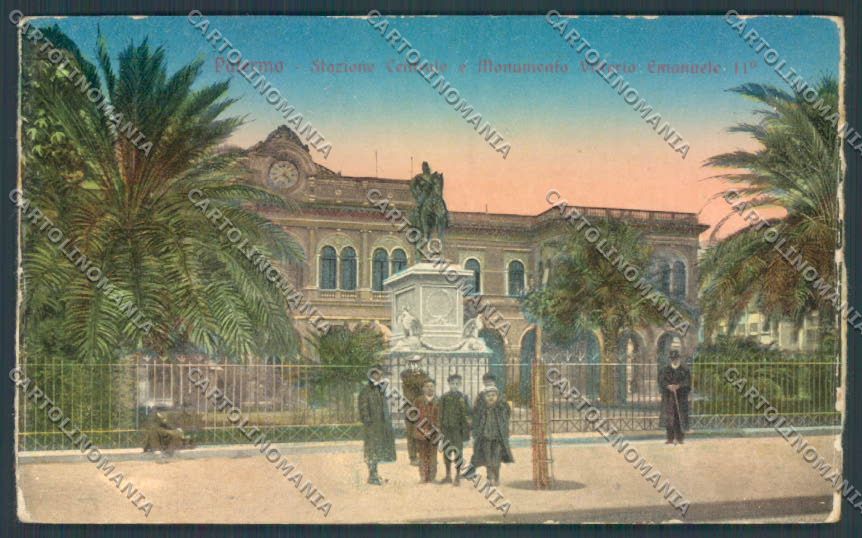 Palermo Città Stazione cartolina ZT8192 – fronte