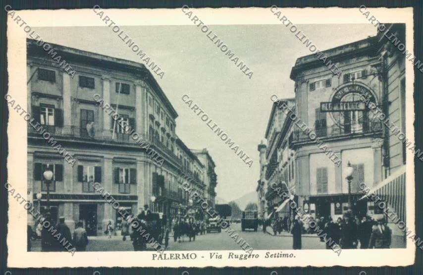 Palermo Città Via Settimo cartolina ZT8196 – fronte