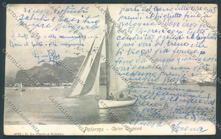 Palermo Città Monte Pellegrino cartolina ZT8203 – fronte