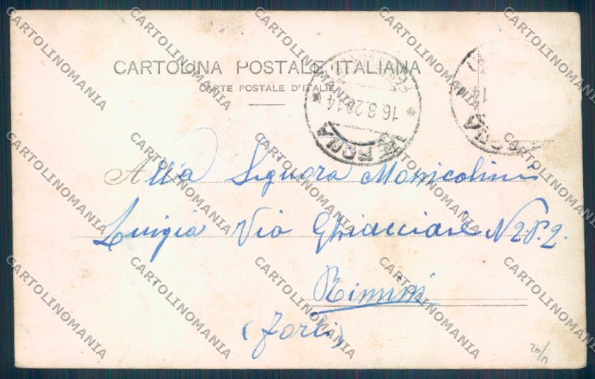 Palermo Città Monte Pellegrino cartolina ZT8203 – retro
