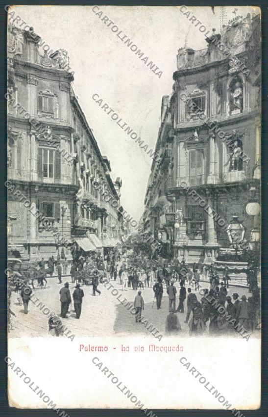 Palermo Città Via Maqueda Alterocca cartolina ZT8205 – fronte