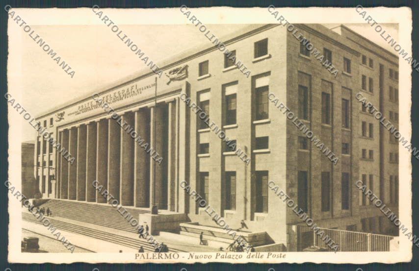 Palermo Città Poste cartolina ZT8206 – fronte
