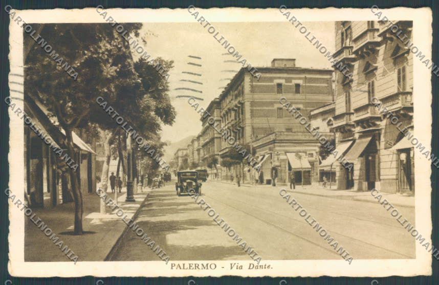 Palermo Città Via Dante cartolina ZT8209 – fronte