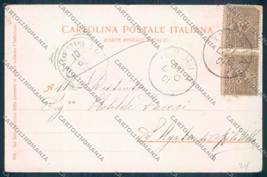 Palermo Città Porta Felice cartolina ZT8220 – retro