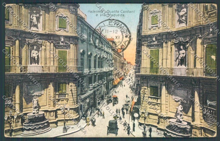 Palermo Città Via Maqueda cartolina ZT8223 – fronte