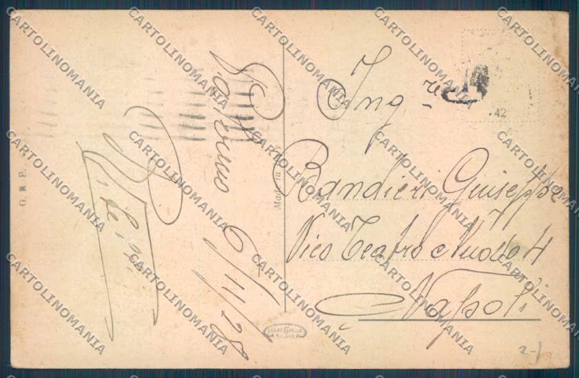 Palermo Città Via Maqueda cartolina ZT8223 – retro
