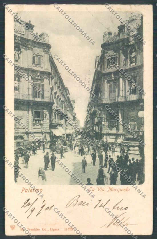 Palermo Città Via Maqueda cartolina ZT8225 – fronte