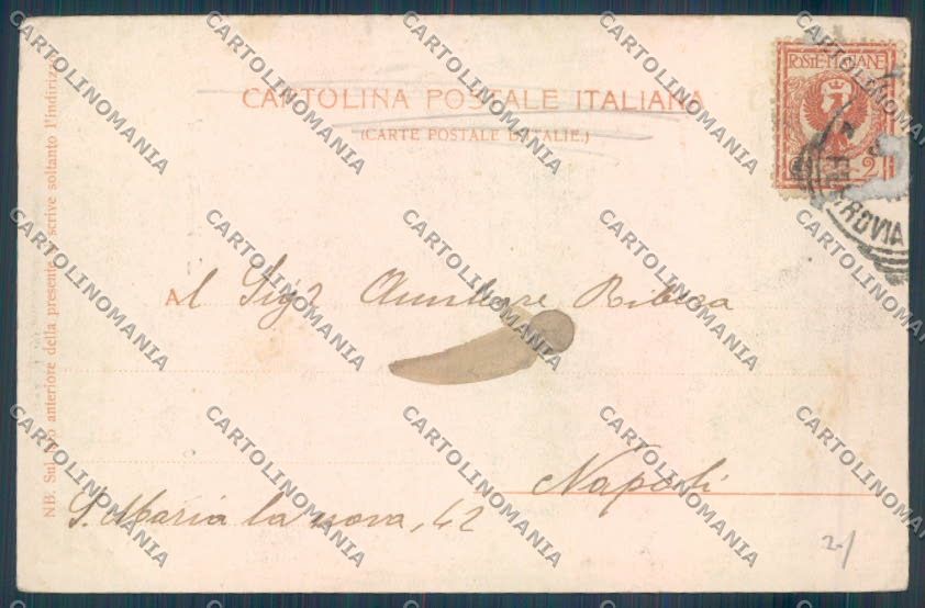 Palermo Città Via Maqueda cartolina ZT8225 – retro