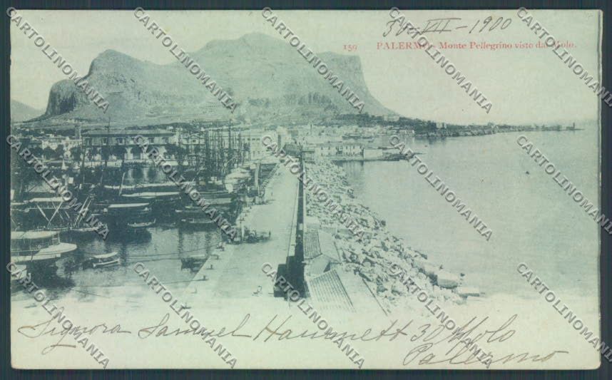 Palermo Città Monte Pellegrino cartolina ZT8231 – fronte