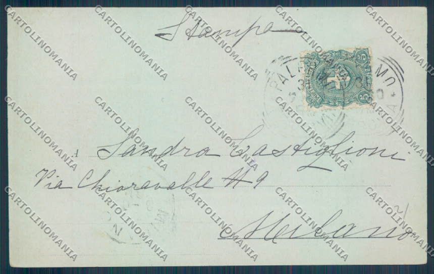 Palermo Città Monte Pellegrino cartolina ZT8231 – retro