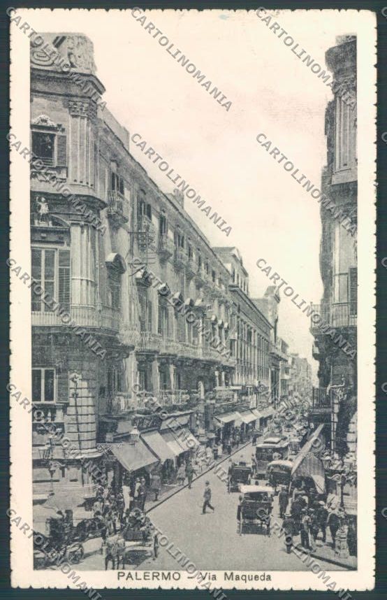 Palermo Città Via Maqueda cartolina ZT8232 – fronte