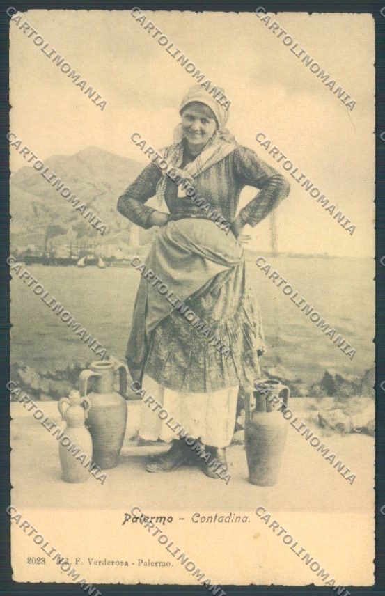 Palermo Costumi cartolina ZT8245 – fronte