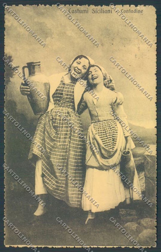 Palermo Costumi cartolina ZT8310 – fronte