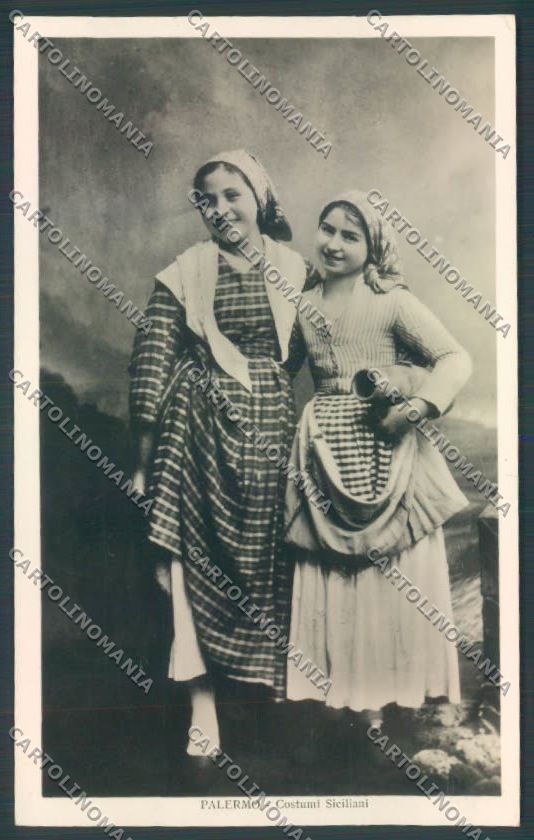 Palermo Costumi Foto cartolina ZT8318 – fronte