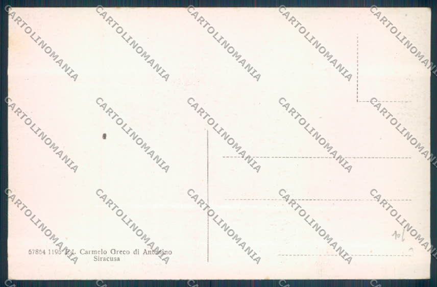 Palermo Carretto Siciliano Monte Pellegrino Asino cartolina ZT8322 – retro