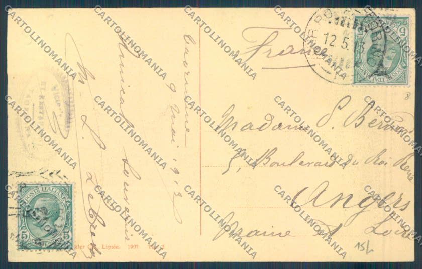 Palermo Carretto Siciliano Asino cartolina ZT8373 – retro