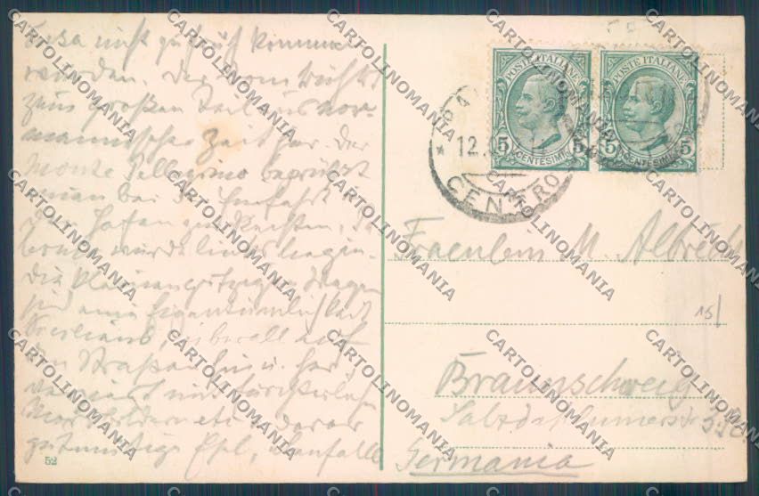 Palermo Carretto Siciliano Asino cartolina ZT8386 – retro