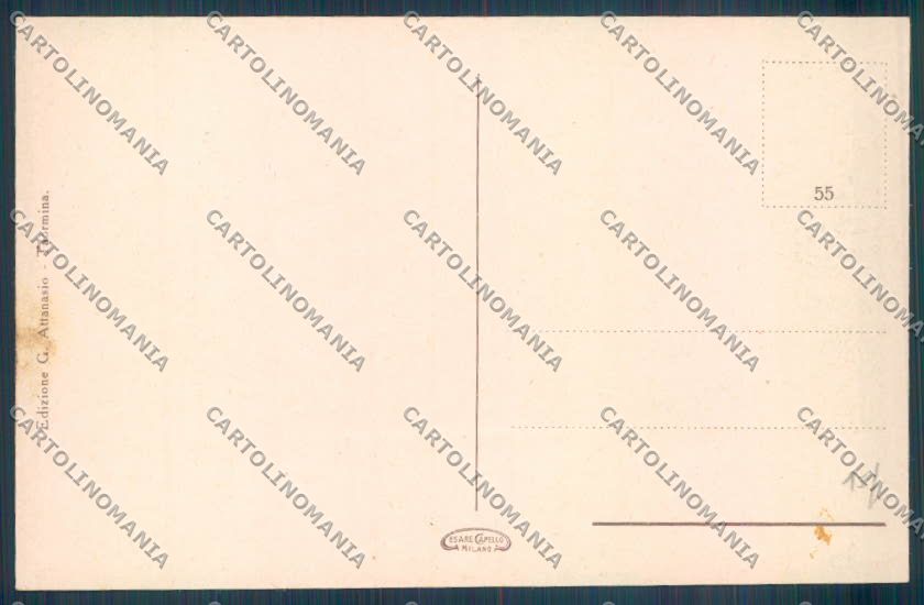 Palermo Carretto Siciliano Asino cartolina ZT8387 – retro