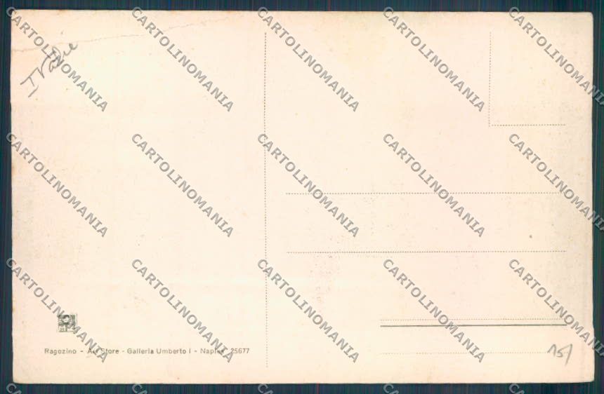 Palermo Carretto Siciliano PIEGA Asino cartolina ZT8400 – retro