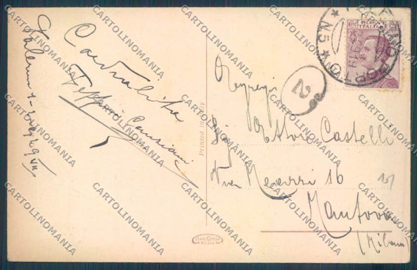 Palermo Carretto Siciliano Asino cartolina ZT8416 – retro