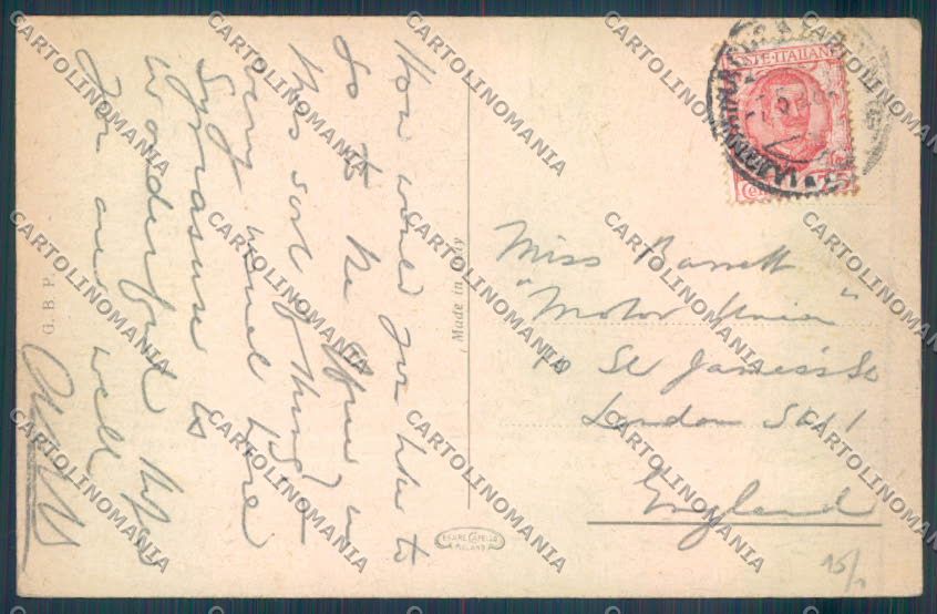 Palermo Carretto Siciliano Asino cartolina ZT8424 – retro