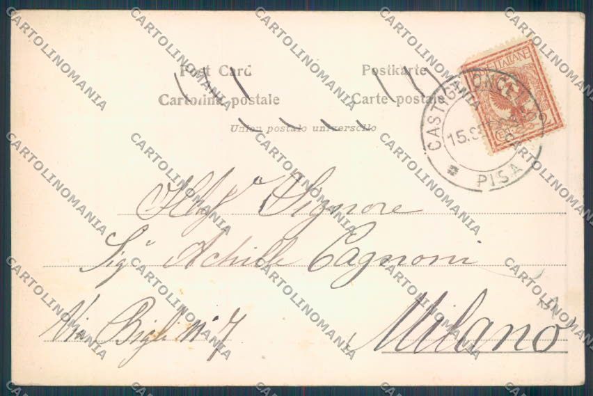 Palermo Carretto Siciliano Alterocca Asino cartolina ZT8426 – retro