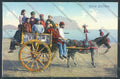 Palermo Carretto Siciliano Asino cartolina ZT8432 – fronte