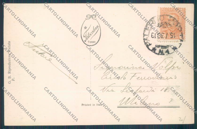 Palermo Carretto Siciliano Asino Foto cartolina ZT8465 – retro