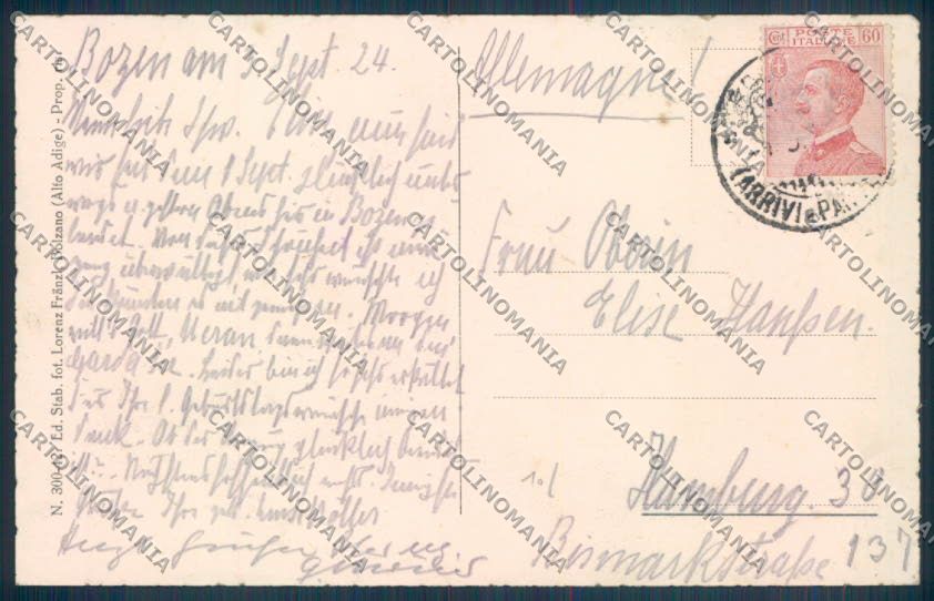 Bolzano Città cartolina ZT8487 – retro