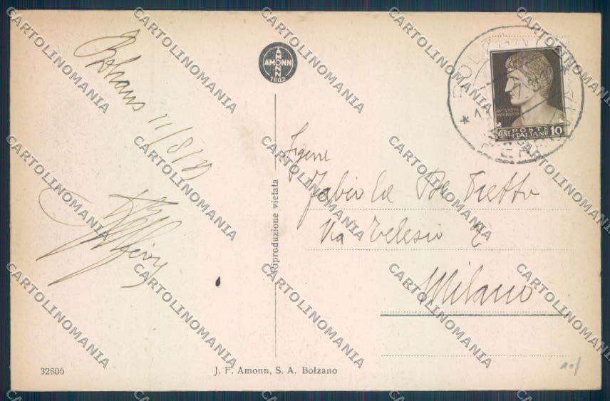 Bolzano Città cartolina ZT8497 – retro