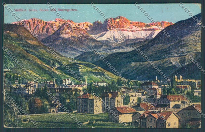 Bolzano Città PIEGHINE cartolina ZT8509 – fronte