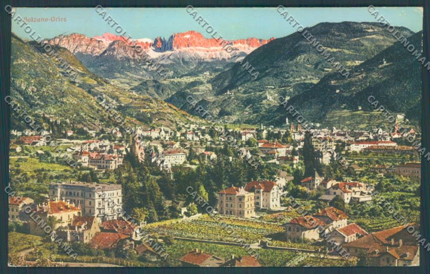 Bolzano Città PIEGA cartolina ZT8511 – fronte