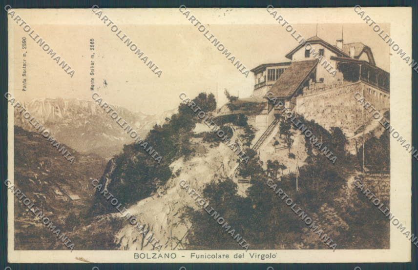 Bolzano Città Funicolare cartolina ZT8514 – fronte