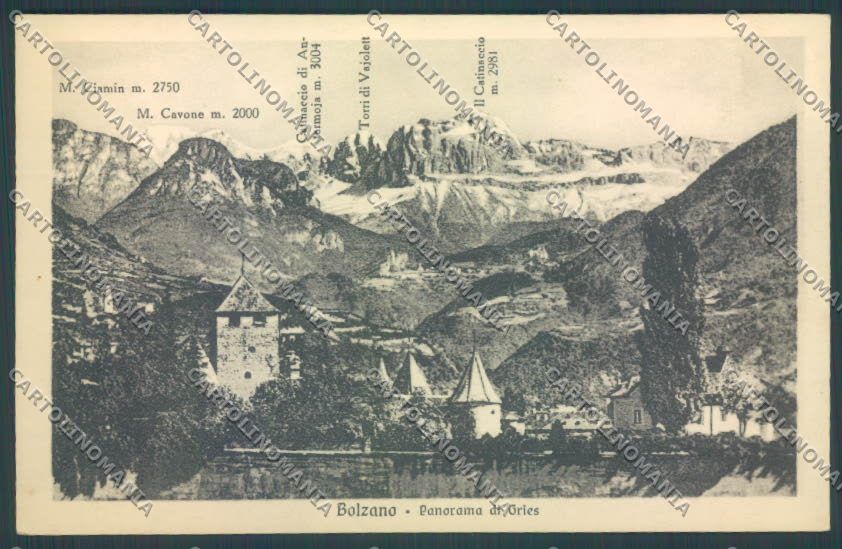 Bolzano Città cartolina ZT8519 – fronte
