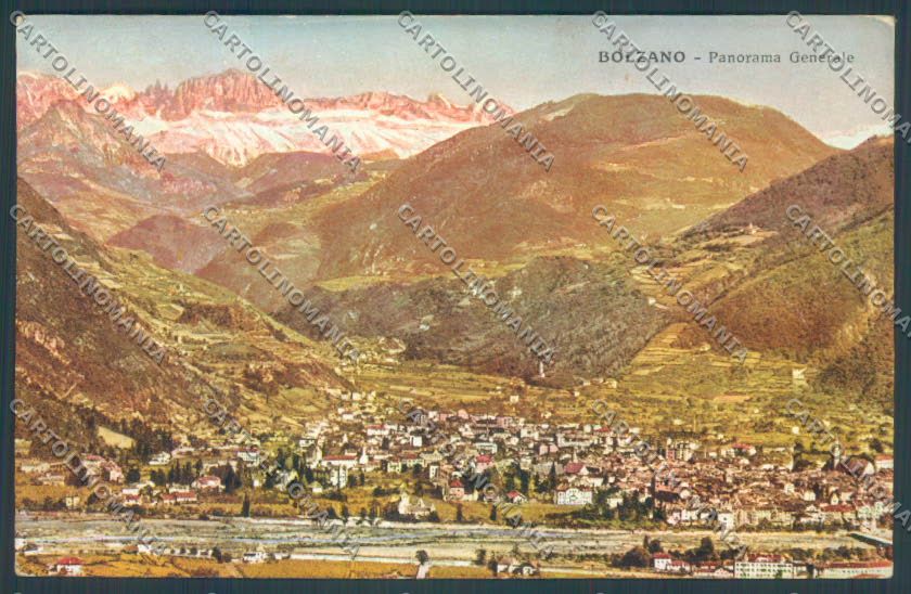 Bolzano Città PIEGA cartolina ZT8522 – fronte