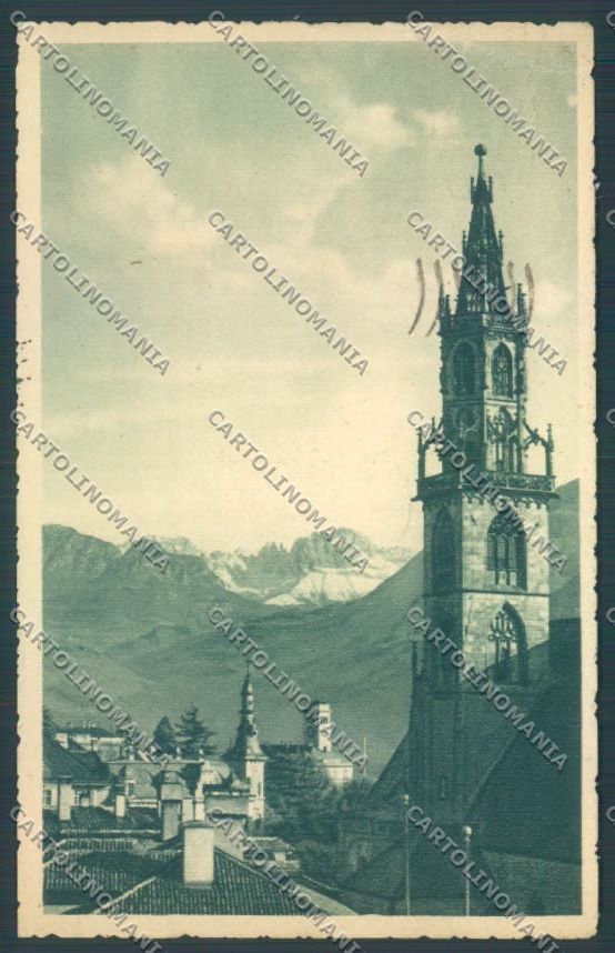 Bolzano Città PIEGA cartolina ZT8545 – fronte