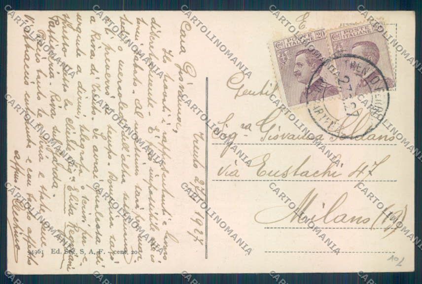 Bolzano Città cartolina ZT8546 – retro