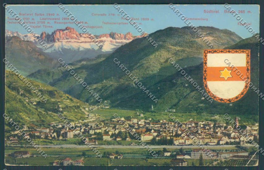 Bolzano Città PIEGHINA cartolina ZT8565 – fronte